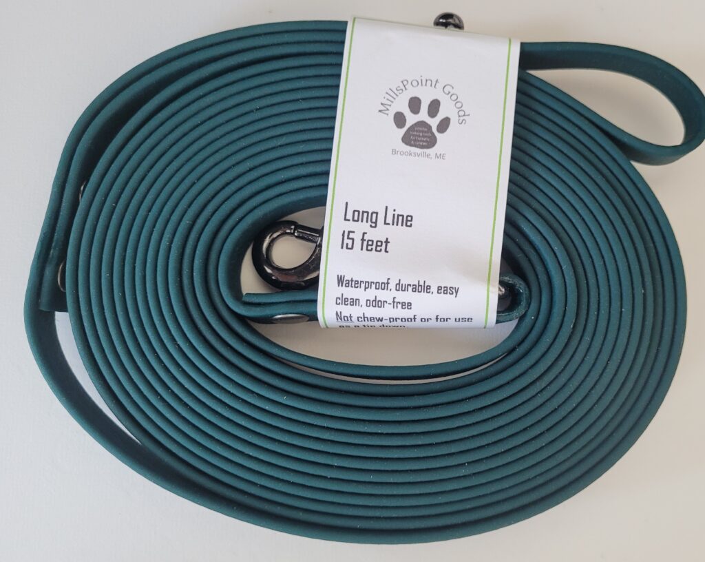 training tool: 15 foot 1/2 inch Longline, dark green